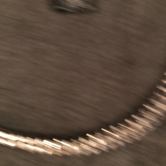 INC International Concepts large grey ribbed scoop neck tank Rhinestone detail - Picture 4 of 8